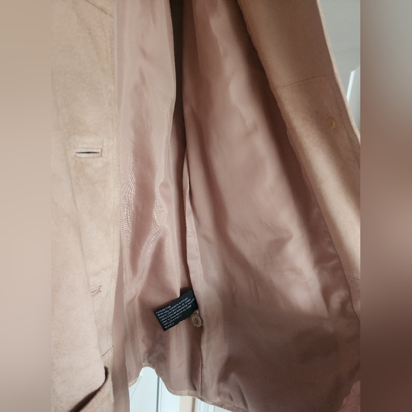 Tan suede jacket like new size M - Picture 11 of 11